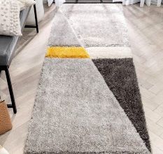 Modern Geometric Living Carpet